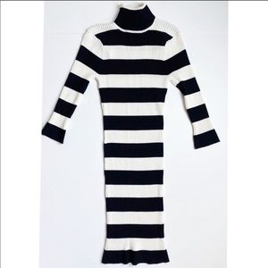 Bebe Bodycon Turtleneck Dress